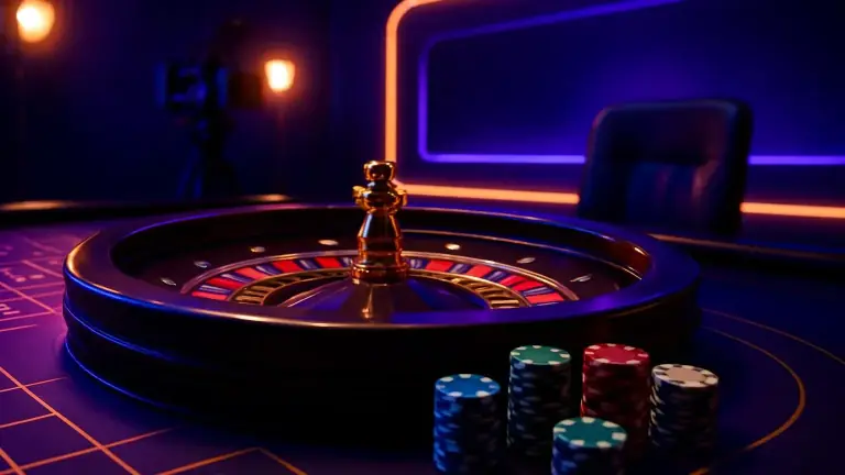 Live dealer at a roulette table in the 5GBD live casino